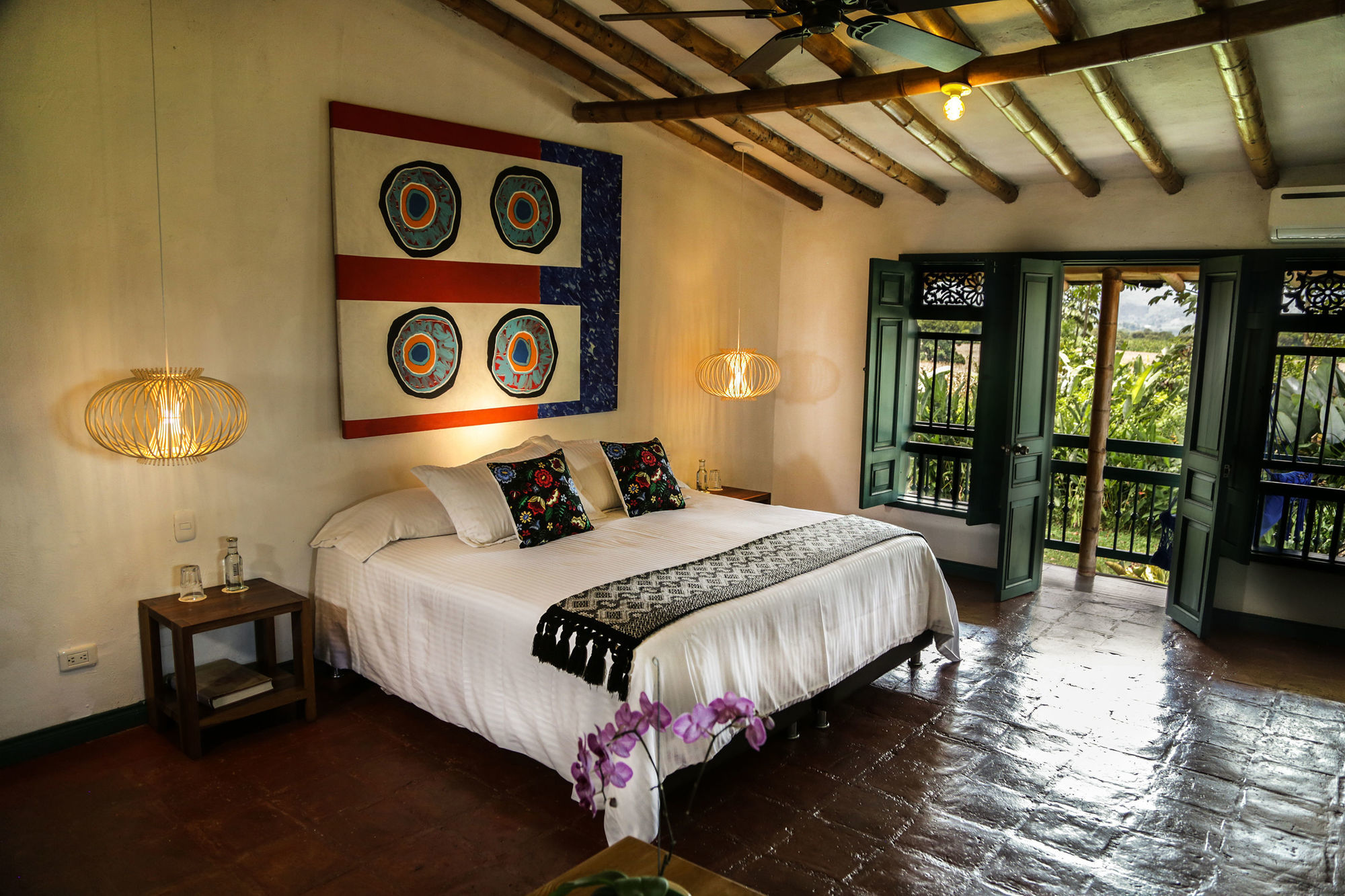 Hacienda Bambusa El Caimo 객실 사진